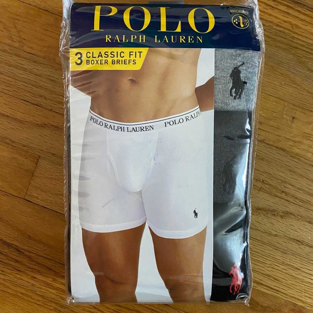 Polo Ralph Lauren 3 Classic Fit Boxer Briefs (M)